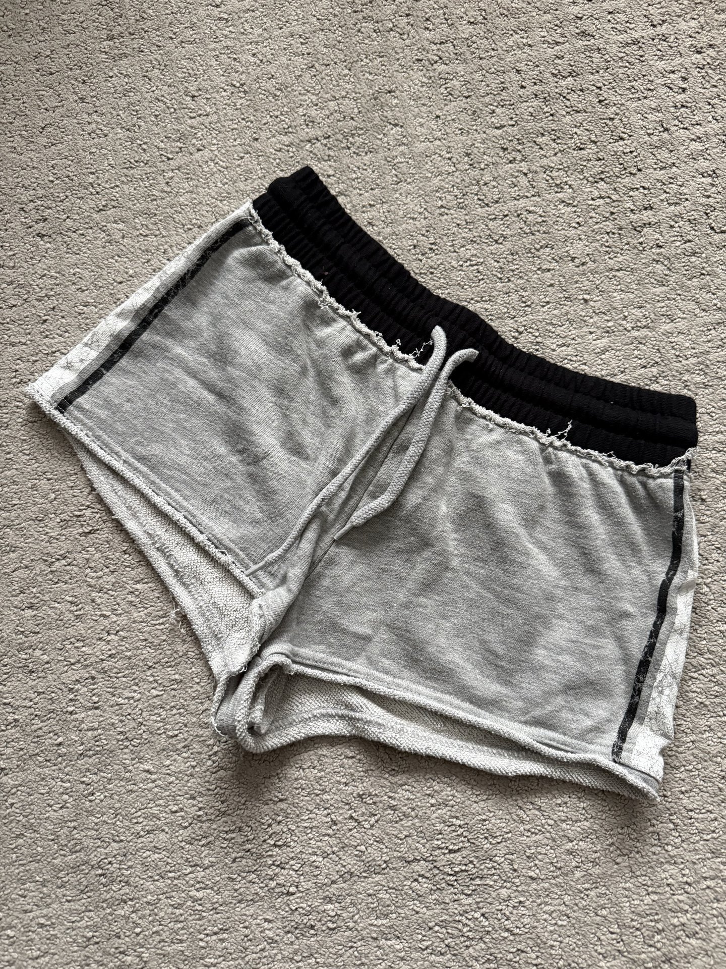 Grey Short Shorts side