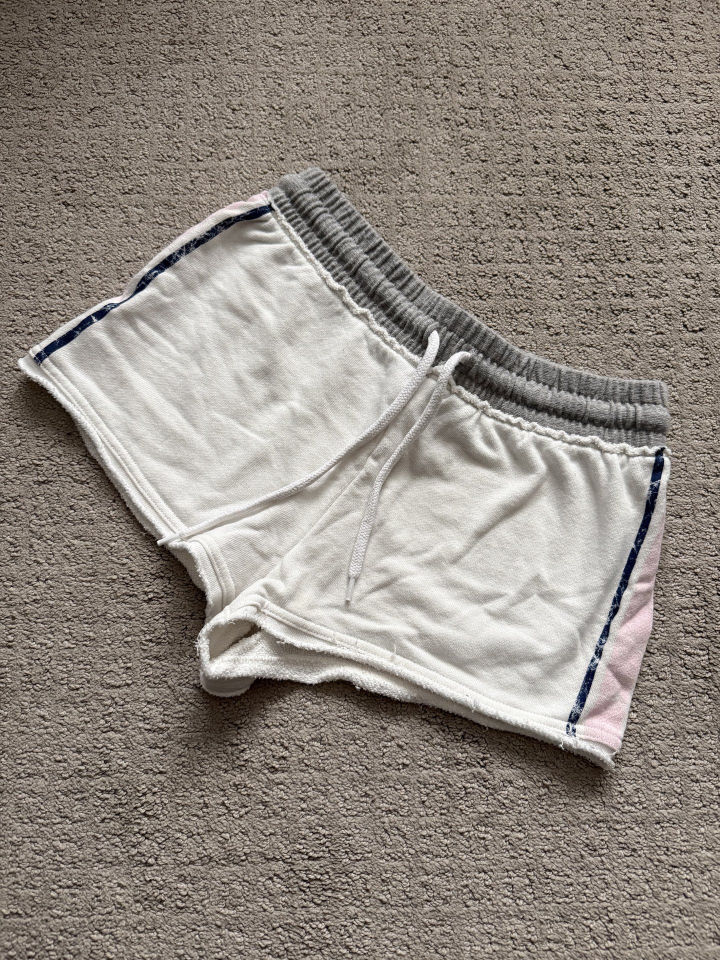 White Short Shorts side